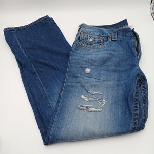 True Religion Mens Straight Jeans 36x34 2013